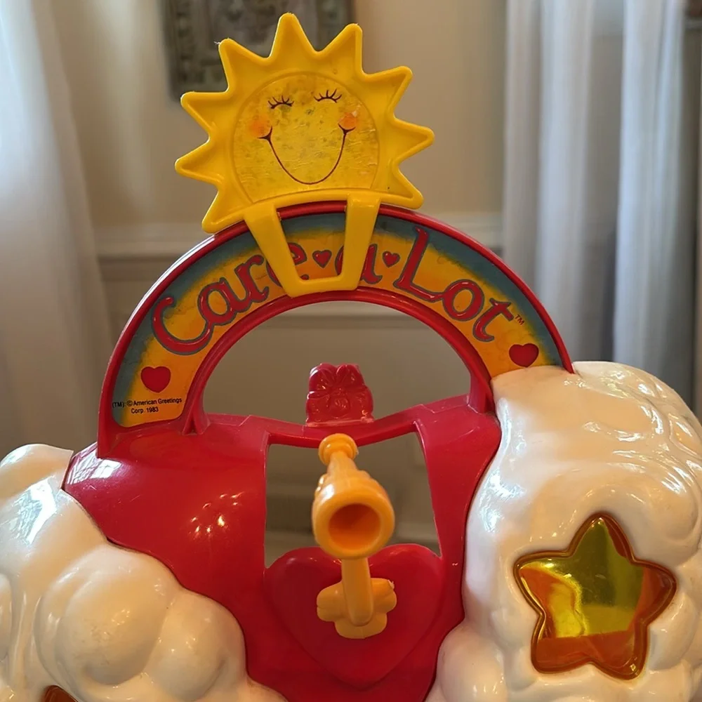 Care Bears Heart Care A Lot Playset & Three Care Bears